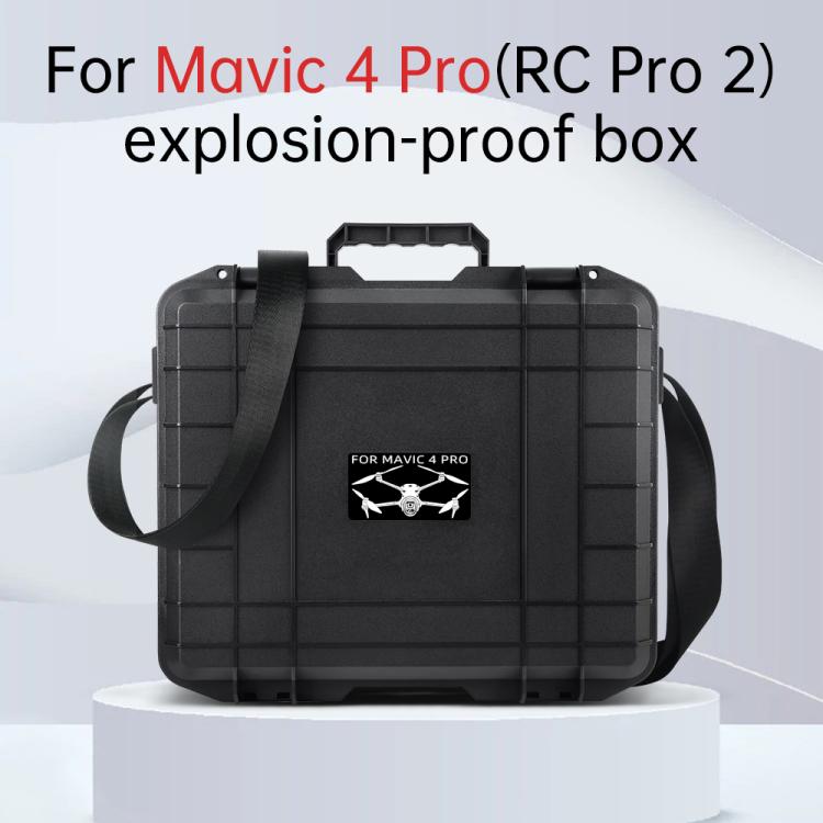 For DJI Mavic 4 Pro Creator Combo RC Pro 2 Explosion-Proof Case Storage Box Suitcase With Shoulder Strap For DJI Mavic 4 Pro Creator Combo RC Pro 2 Explosion-Proof Case Storage Box Suitcase With Shoulder Strap